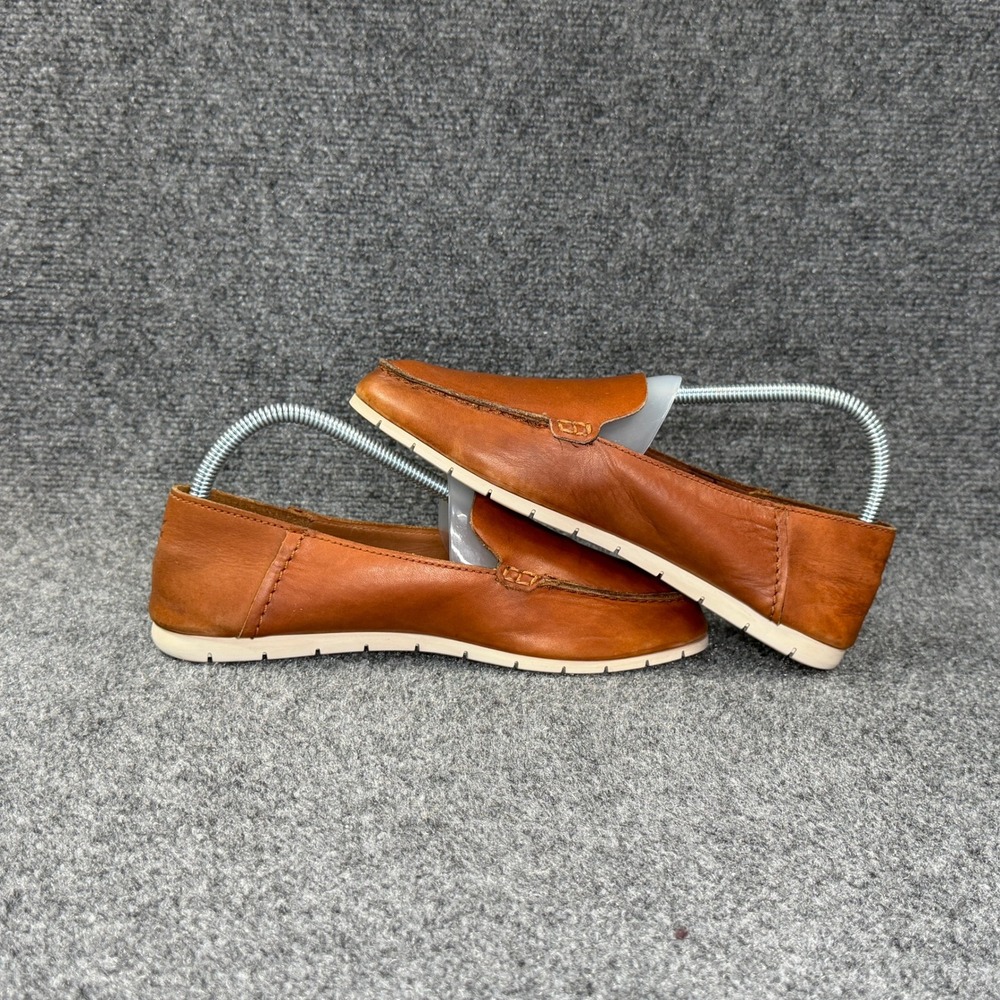 Frye Loafers Women's 8 Brown Leather Casual Flats Slip On Shoes - Picture 7 of 13